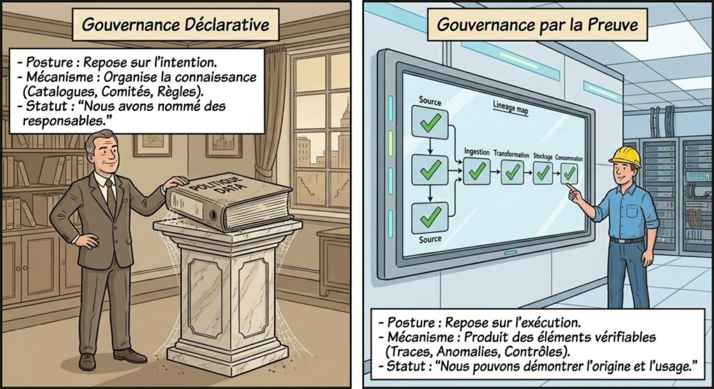 The end of declarative governance: enter governance by proof