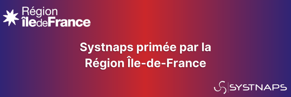 Systnaps primée par la Région Île-de-France